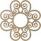 Ekena Millwork Cohen Wood Fretwork Pierced Ceiling Medallion, Hickory, 26"OD x 8 7/8"ID x 3/8"T CMWP26X26X0375COHI - alternate 2